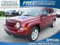 Deep Cherry Red Crystal Pearl 2012 Jeep Patriot Latitude
