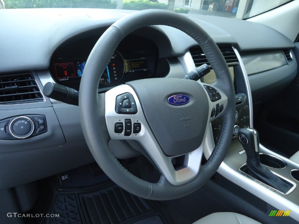 2012 Edge SEL - White Platinum Metallic Tri-Coat / Medium Light Stone photo #13