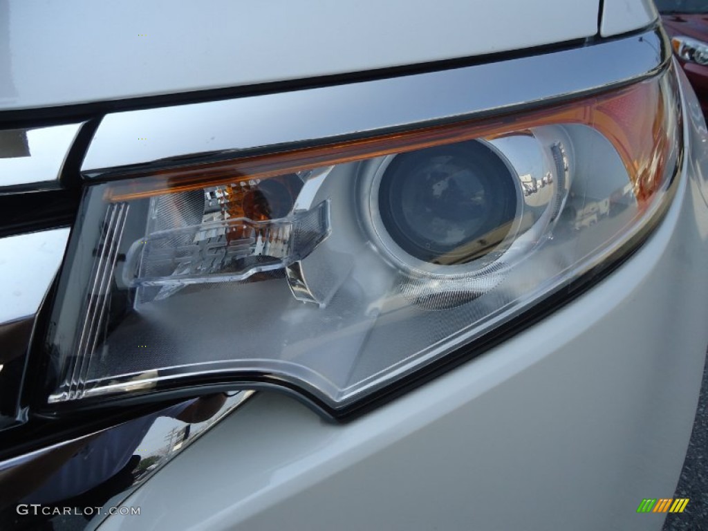 2012 Edge SEL - White Platinum Metallic Tri-Coat / Medium Light Stone photo #38