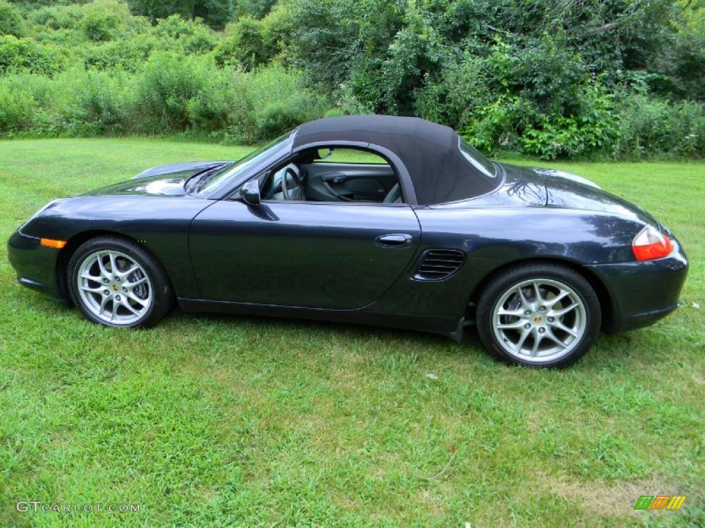 Atlas Grey Metallic 2004 Porsche Boxster Standard Boxster Model Exterior Photo #83682690