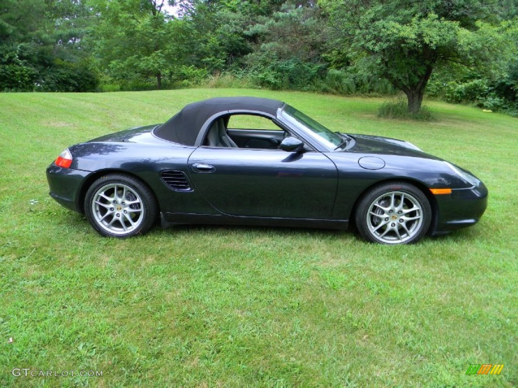 Atlas Grey Metallic 2004 Porsche Boxster Standard Boxster Model Exterior Photo #83682829