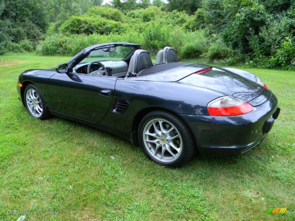 Atlas Grey Metallic 2004 Porsche Boxster Standard Boxster Model Exterior Photo #83682988