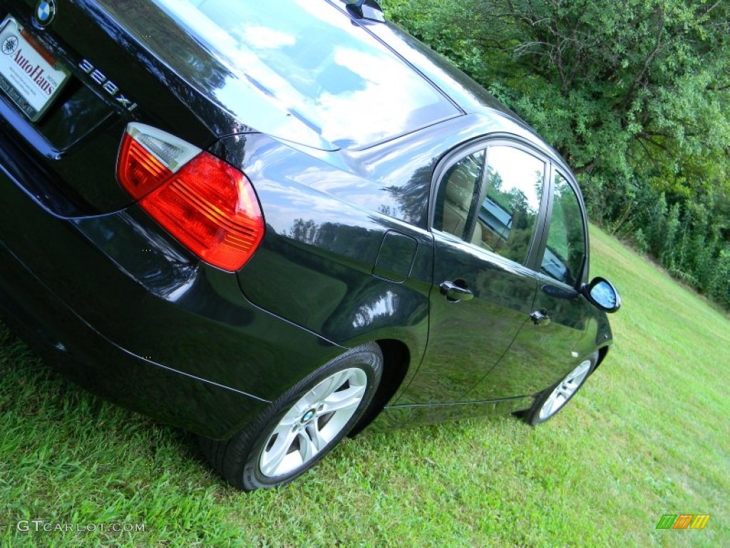 2008 3 Series 328xi Sedan - Black Sapphire Metallic / Beige photo #10