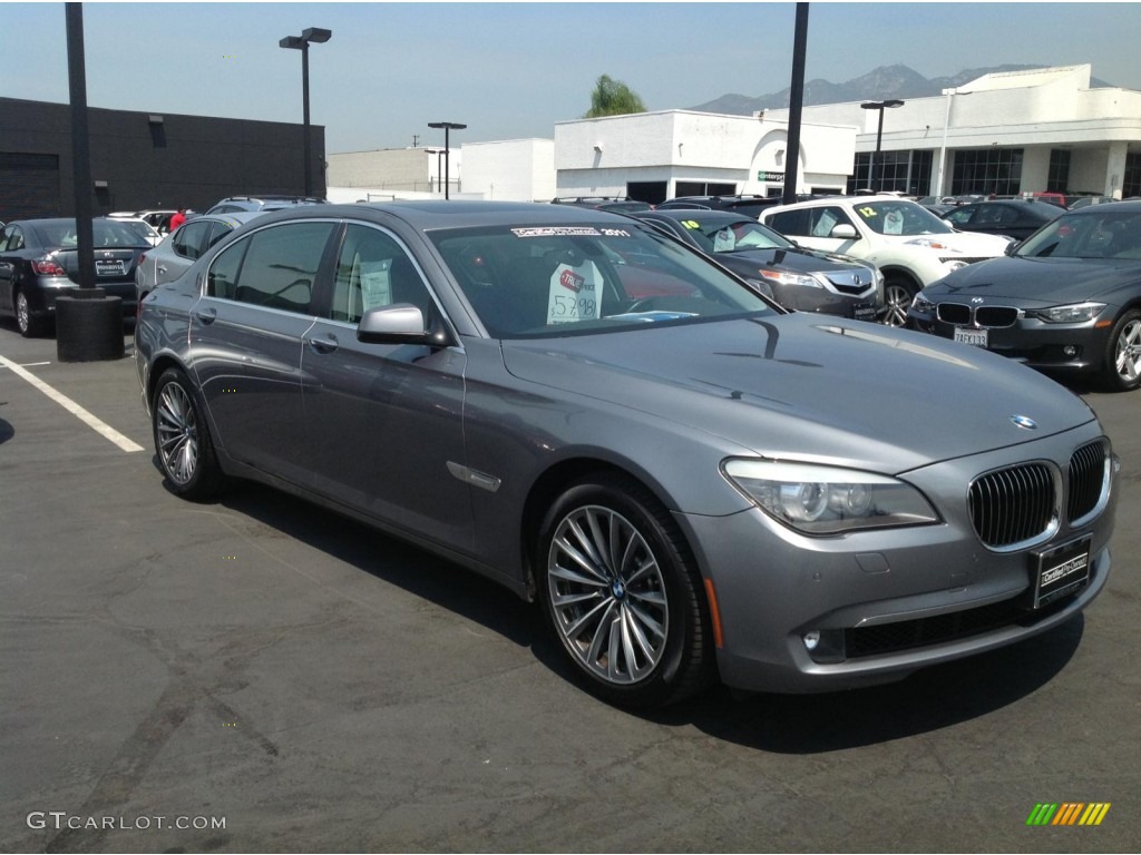 2011 7 Series 750Li Sedan - Space Gray Metallic / Black photo #1