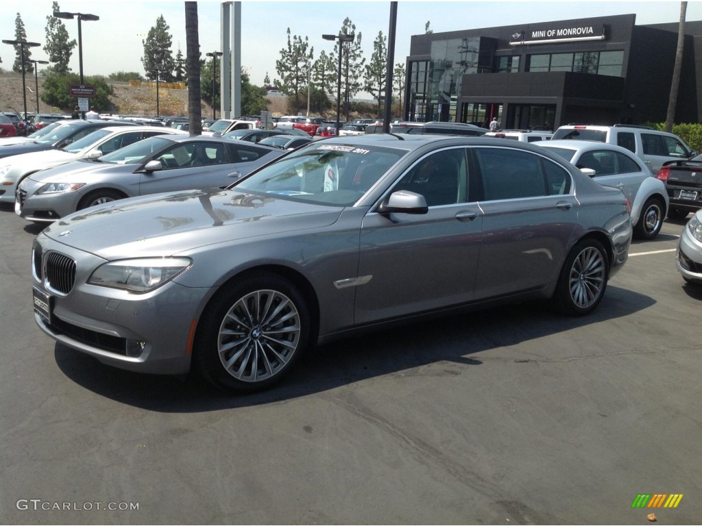2011 7 Series 750Li Sedan - Space Gray Metallic / Black photo #3