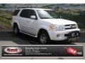 Super White 2007 Toyota Sequoia Limited 4WD