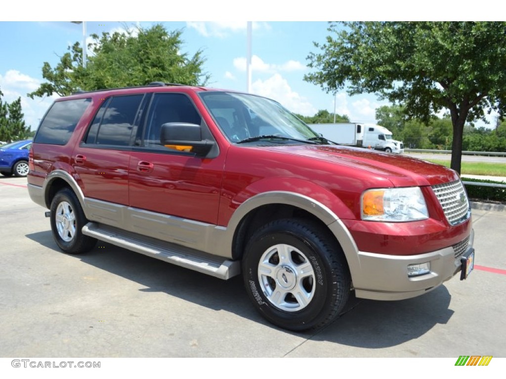 Redfire Metallic 2004 Ford Expedition Eddie Bauer Exterior Photo #83684485