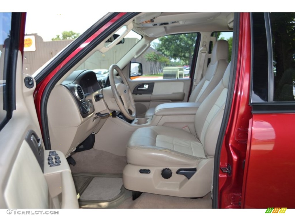 Medium Parchment Interior 2004 Ford Expedition Eddie Bauer Photo #83684502