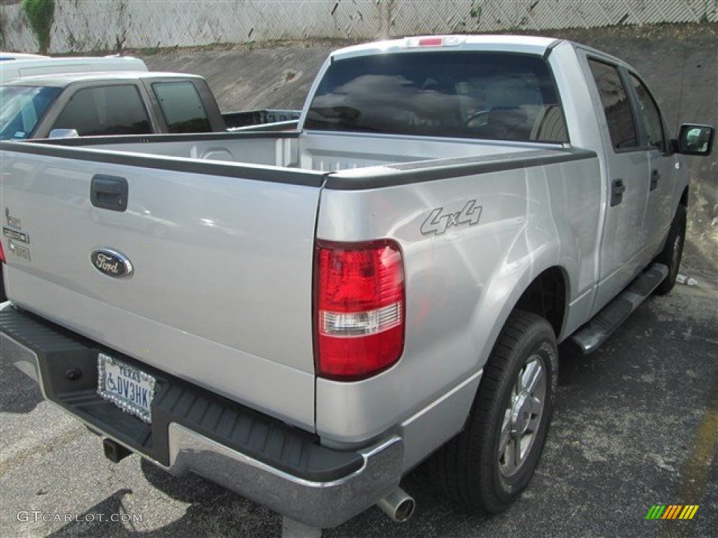2008 F150 XLT SuperCrew 4x4 - Silver Metallic / Medium Flint Grey photo #2