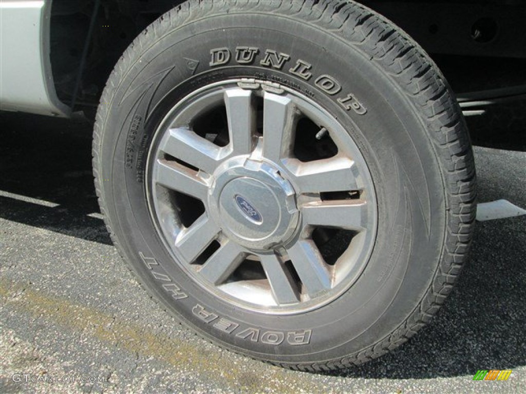 2008 F150 XLT SuperCrew 4x4 - Silver Metallic / Medium Flint Grey photo #4