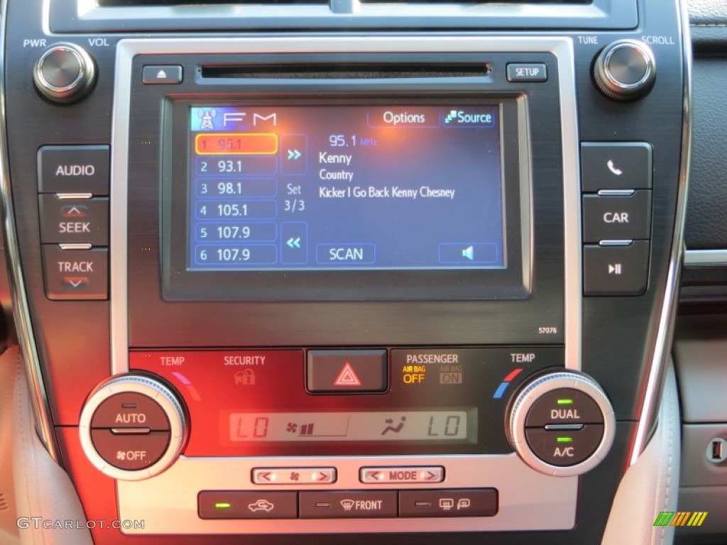 2013 Camry XLE - Cosmic Gray Metallic / Ash photo #27