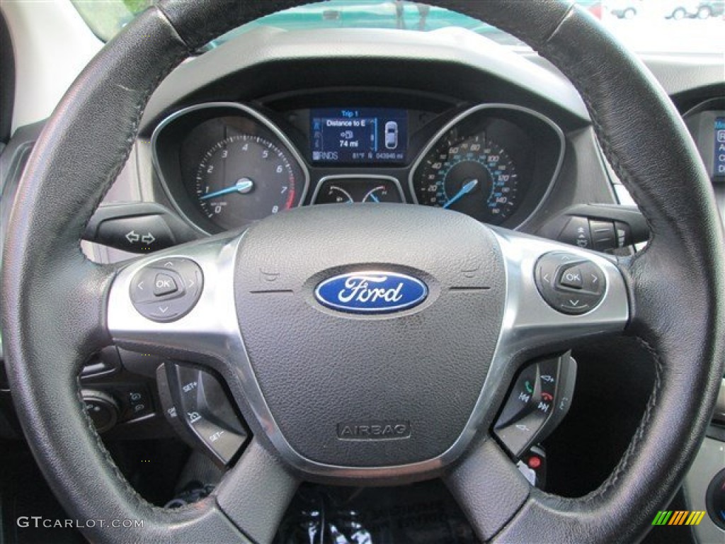 2012 Focus SEL Sedan - Oxford White / Charcoal Black photo #20