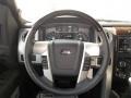 2013 Ford F150 Platinum Unique Black Leather Interior Steering Wheel Photo