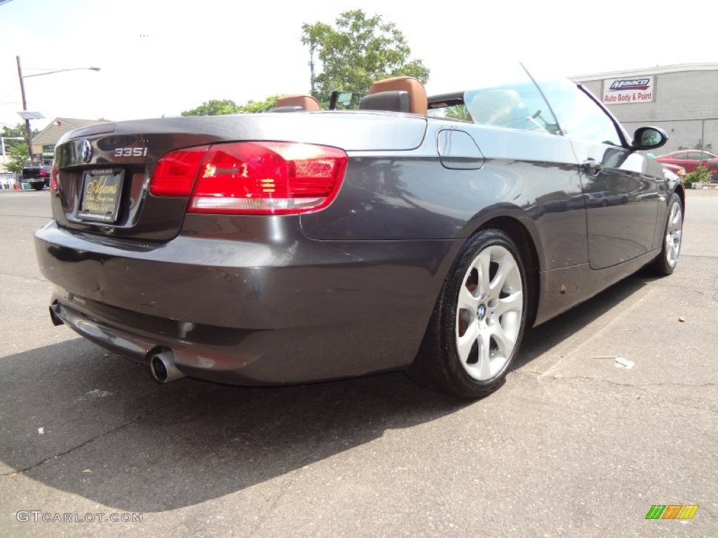 2007 3 Series 335i Convertible - Sparkling Graphite Metallic / Saddle Brown/Black photo #7