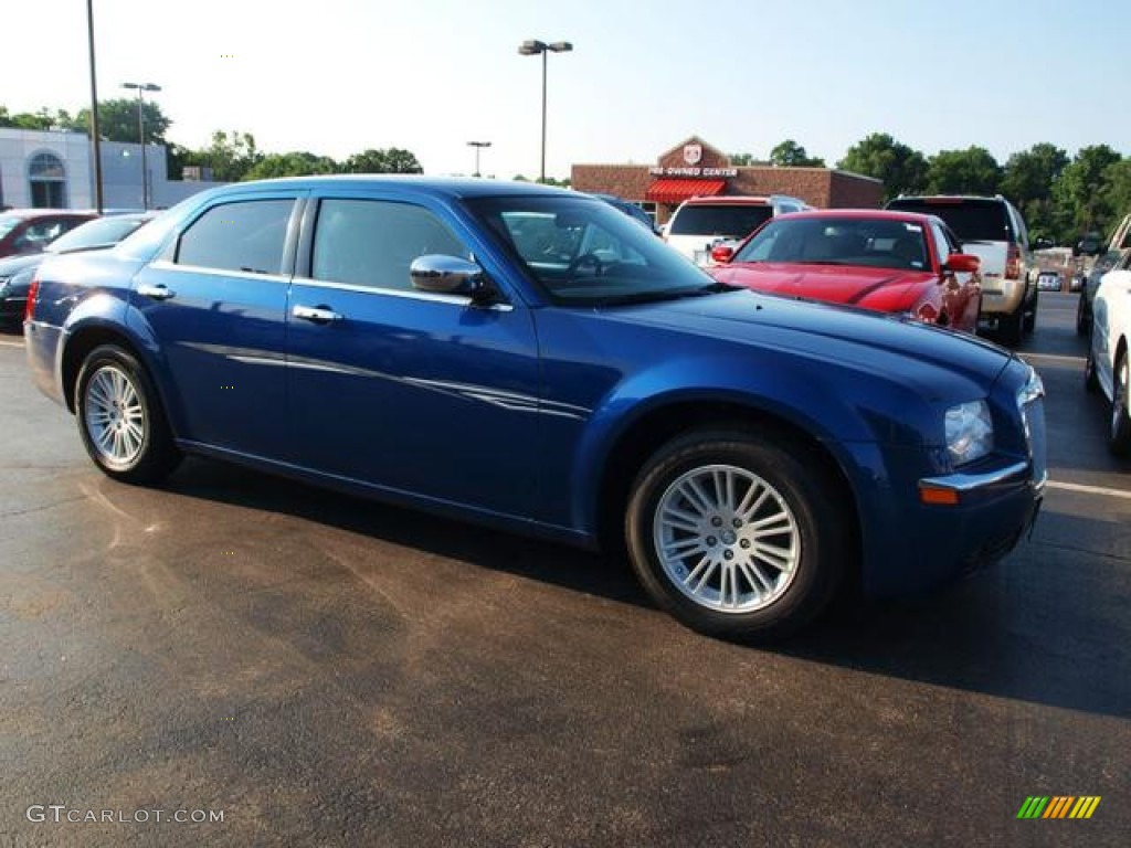 2009 300 LX - Deep Water Blue Pearl / Dark Slate Gray photo #2