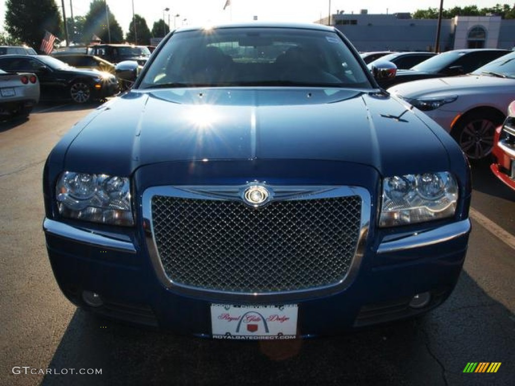2009 300 LX - Deep Water Blue Pearl / Dark Slate Gray photo #8
