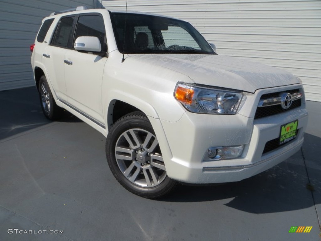 2013 4Runner Limited - Blizzard White Pearl / Sand Beige Leather photo #2