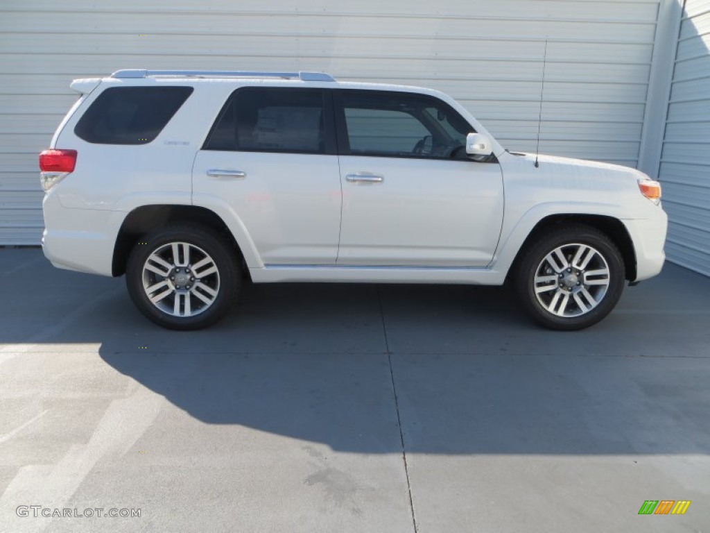 2013 4Runner Limited - Blizzard White Pearl / Sand Beige Leather photo #3
