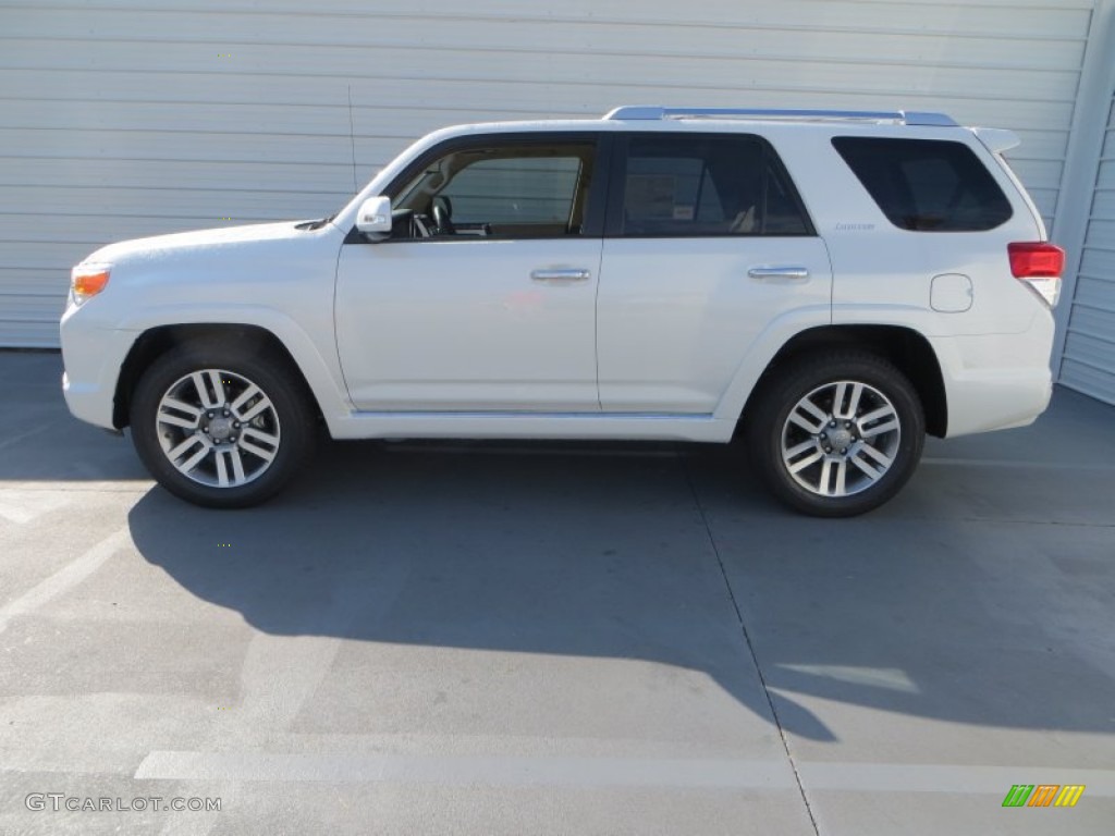 2013 4Runner Limited - Blizzard White Pearl / Sand Beige Leather photo #6