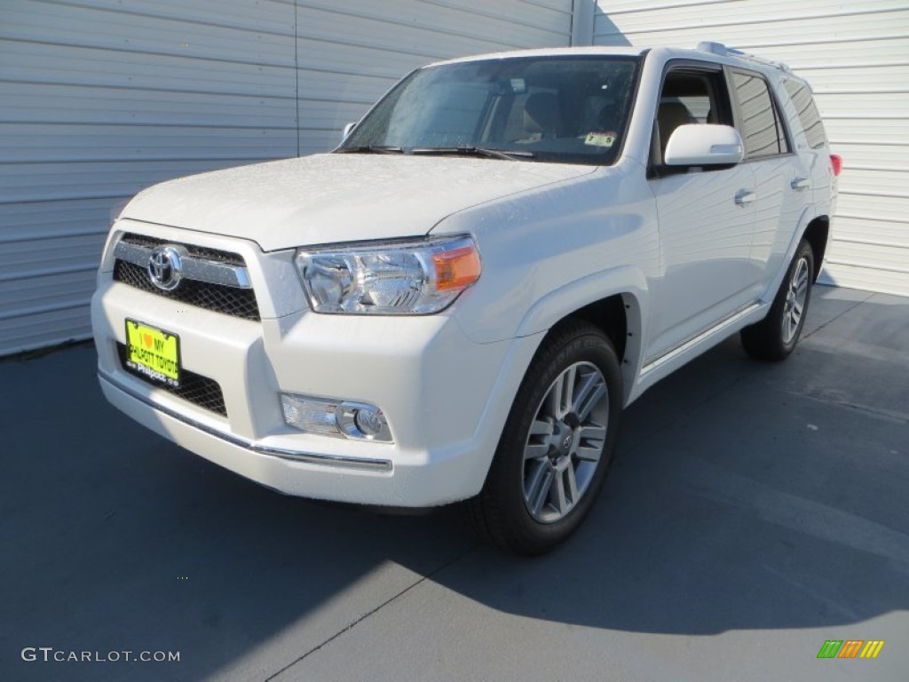 2013 4Runner Limited - Blizzard White Pearl / Sand Beige Leather photo #7