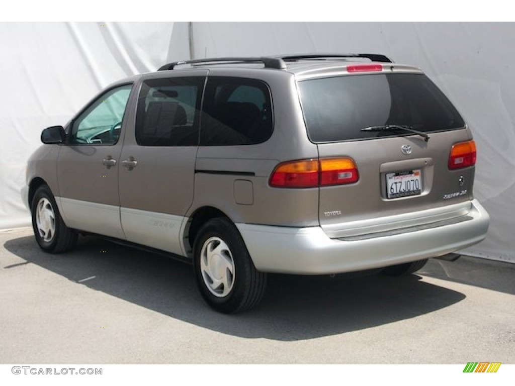 1999 Sienna XLE - Sable Pearl / Gray photo #2