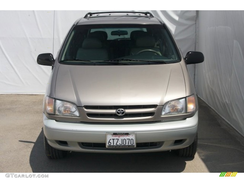1999 Sienna XLE - Sable Pearl / Gray photo #8
