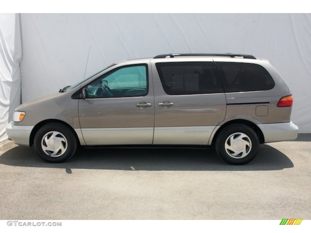 1999 Sienna XLE - Sable Pearl / Gray photo #9