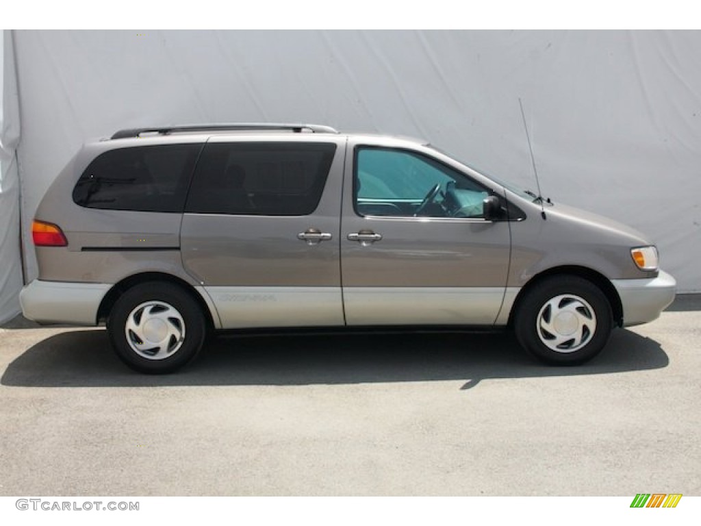 1999 Sienna XLE - Sable Pearl / Gray photo #11