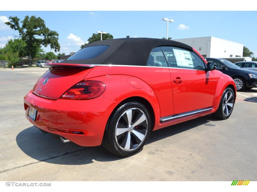 Tornado Red 2013 Volkswagen Beetle Turbo Convertible Exterior Photo #83688460