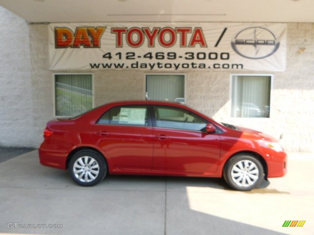 Barcelona Red Metallic Toyota Corolla