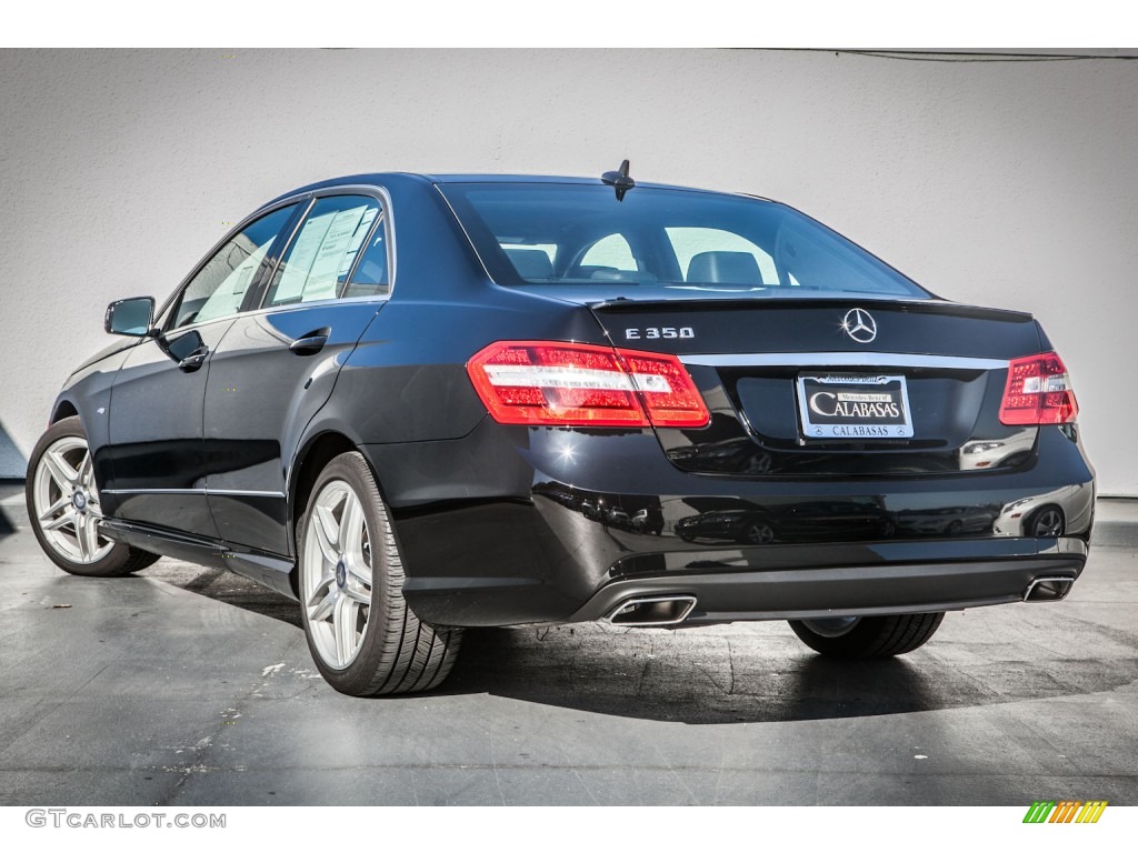 2014 E 350 Sedan - Black / Black photo #2