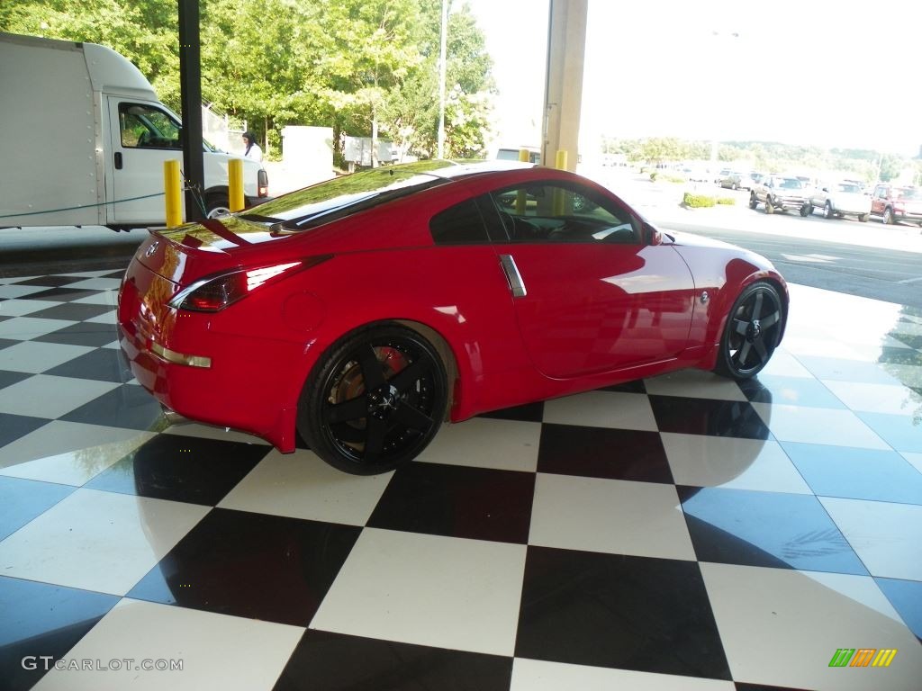 2004 350Z Coupe - Redline / Carbon Black photo #6