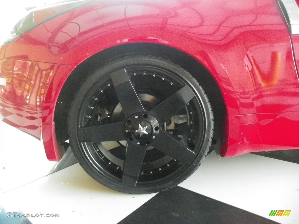 2004 350Z Coupe - Redline / Carbon Black photo #7