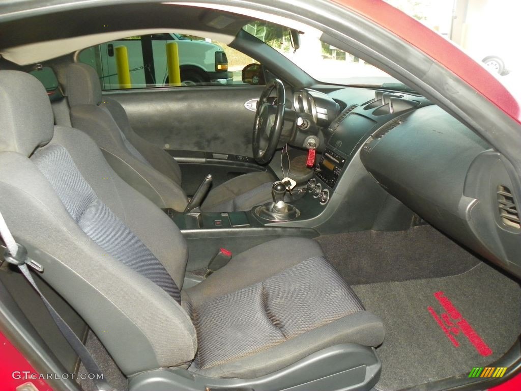 2004 350Z Coupe - Redline / Carbon Black photo #8