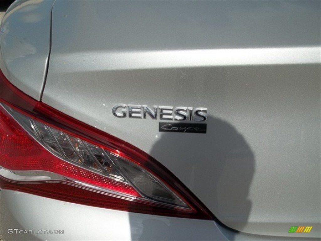 2013 Genesis Coupe 2.0T - Platinum Metallic / Black Cloth photo #9
