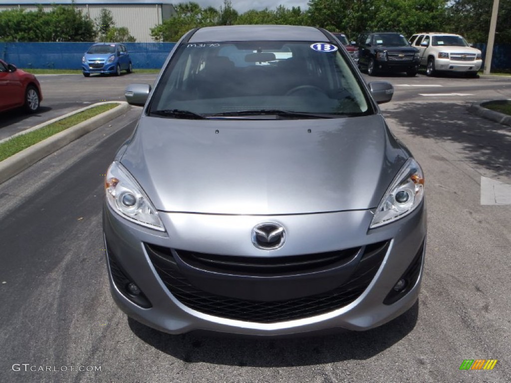 2013 MAZDA5 Touring - Liquid Silver Metallic / Black photo #5