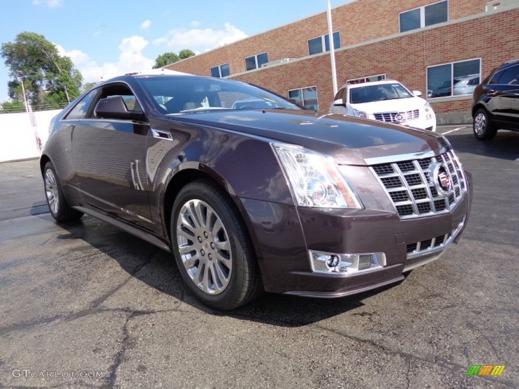 Majestic Plum Metallic 2014 Cadillac CTS 4 Coupe AWD Exterior Photo #83693215