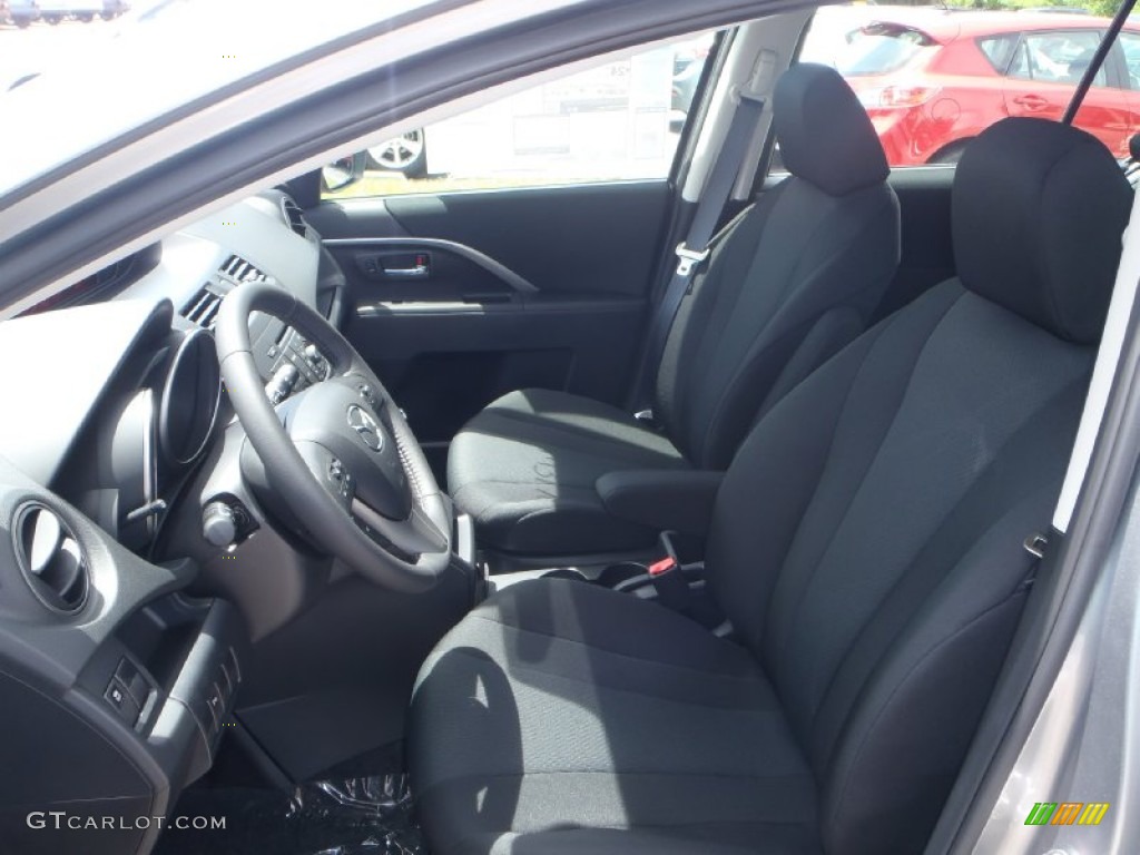 2013 MAZDA5 Touring - Liquid Silver Metallic / Black photo #10