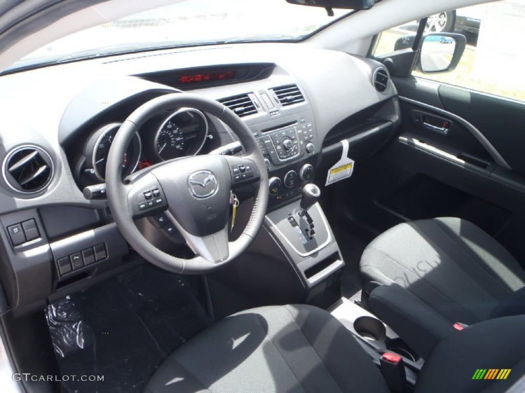 2013 MAZDA5 Touring - Liquid Silver Metallic / Black photo #11