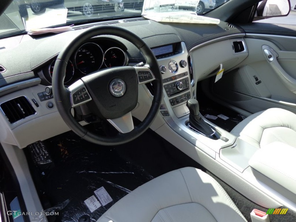 Light Titanium/Ebony Interior 2014 Cadillac CTS 4 Coupe AWD Photo #83693296