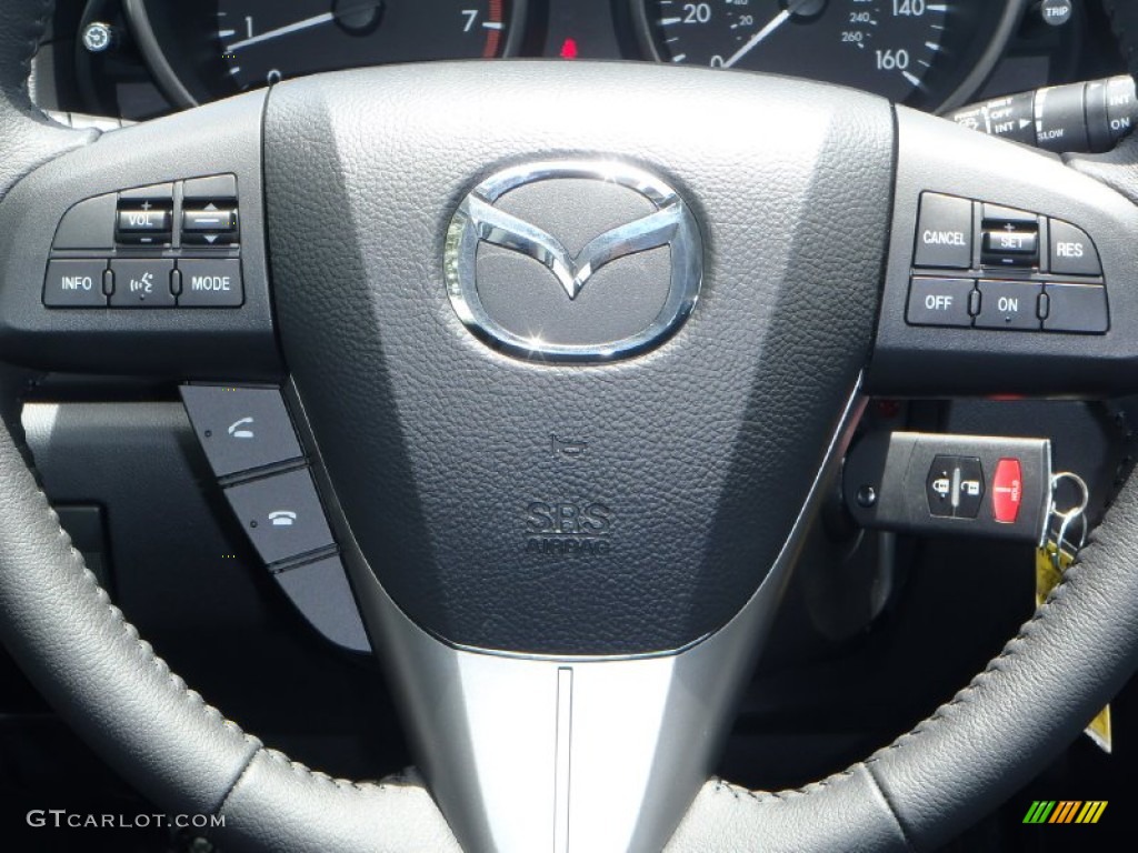 2013 MAZDA5 Touring - Liquid Silver Metallic / Black photo #13