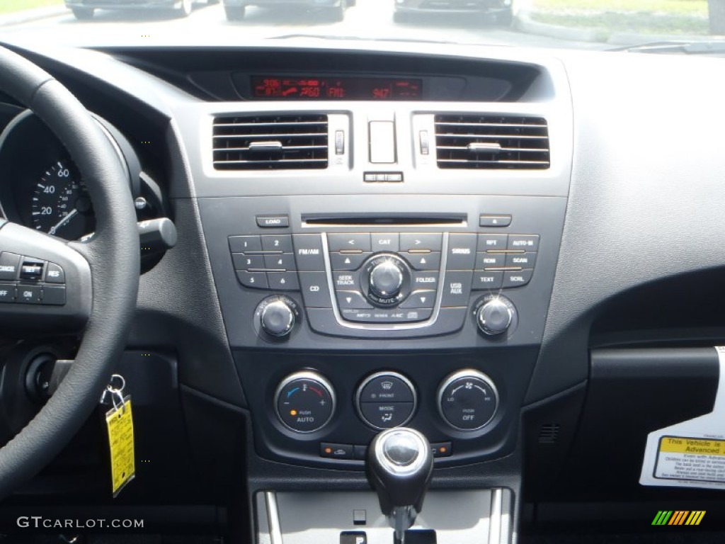 2013 MAZDA5 Touring - Liquid Silver Metallic / Black photo #14