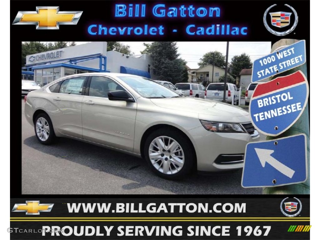 2014 Impala LS - Champagne Silver Metallic / Jet Black/Dark Titanium photo #1