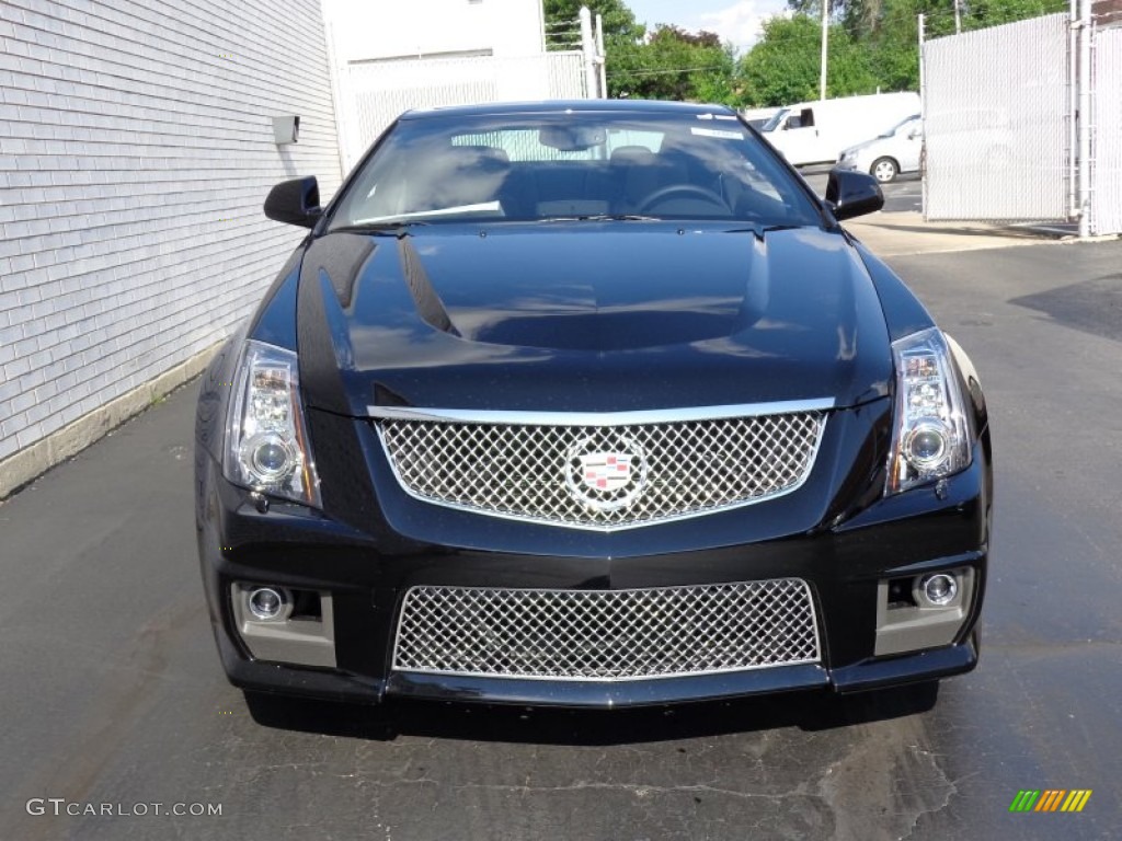 2014 CTS -V Coupe - Black Raven / Ebony/Ebony photo #2