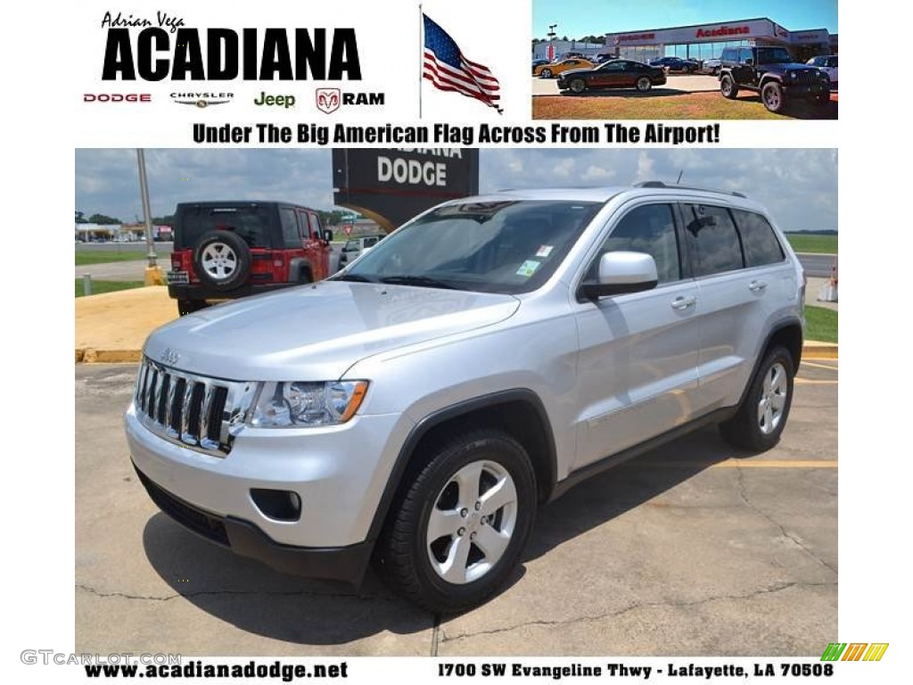 2011 Grand Cherokee Laredo X Package - Bright Silver Metallic / Dark Graystone/Medium Graystone photo #1