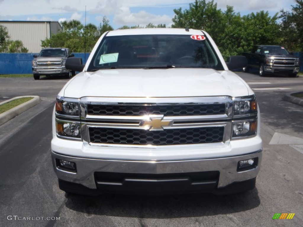 2014 Silverado 1500 LT Crew Cab - Summit White / Jet Black/Dark Ash photo #7