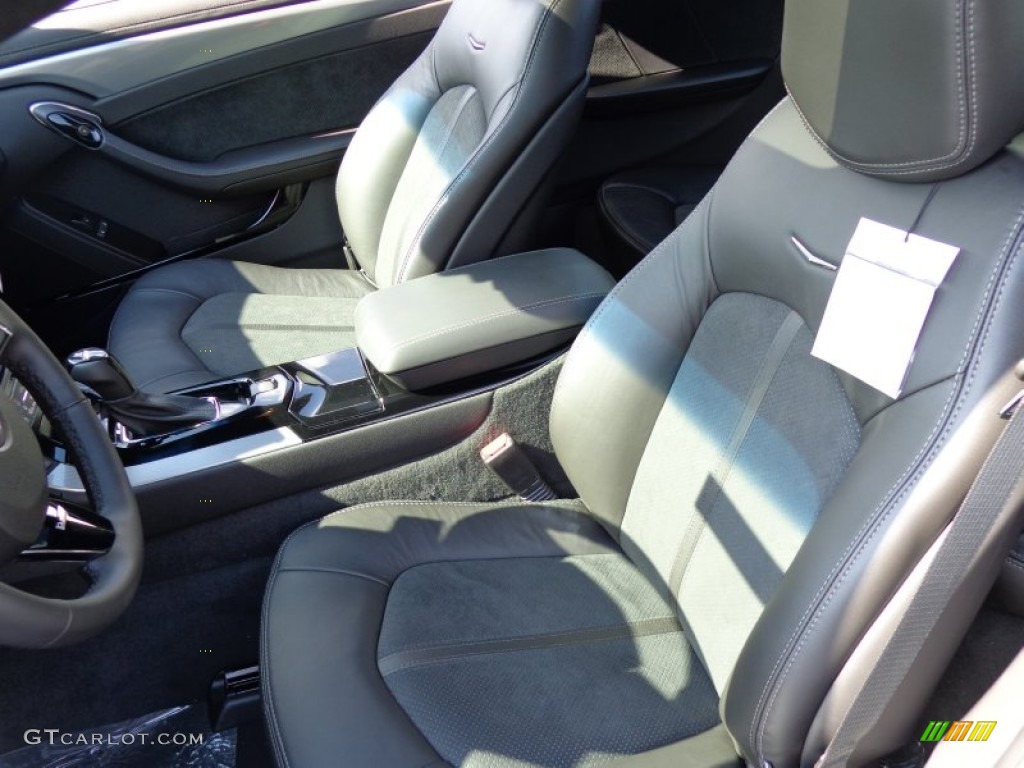 Ebony/Ebony Interior 2014 Cadillac CTS -V Coupe Photo #83693857
