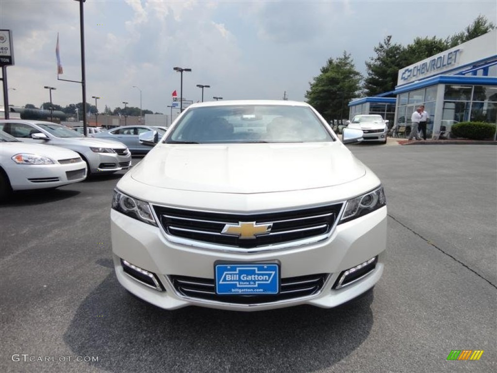 2014 Impala LTZ - White Diamond Tricoat / Jet Black/Dark Titanium photo #2