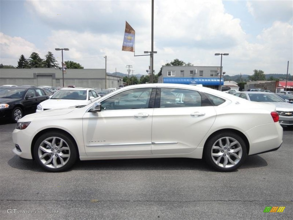 White Diamond Tricoat 2014 Chevrolet Impala LTZ Exterior Photo #83694037