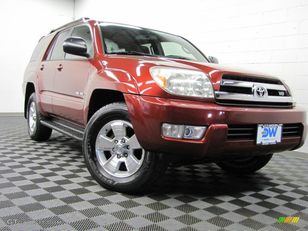 2005 4Runner SR5 4x4 - Salsa Red Pearl / Stone photo #1